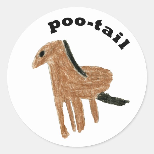 autocollant poto-queue (Devant)