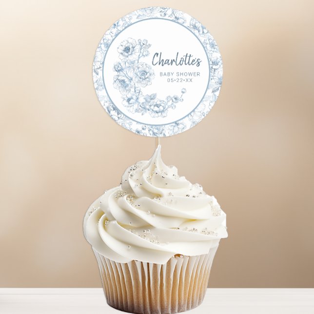 Autocollant pour Baby Shower sur le thème de la ch (Sticker for many party uses)