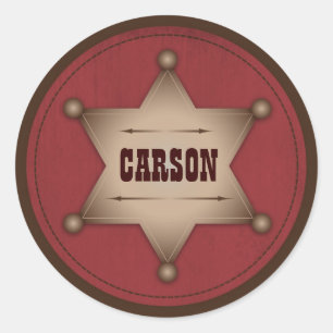 Autocollant pour bébé Cowboy B