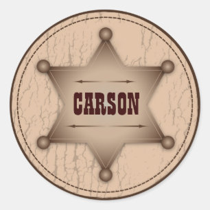 Autocollant pour bébé Cowboy B2