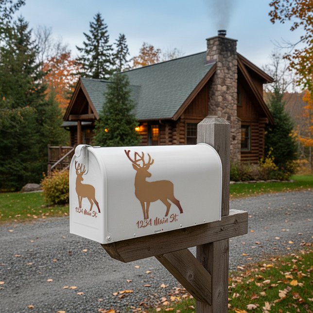 Autocollant pour boîte aux lettres de cerf (Créateur téléchargé)