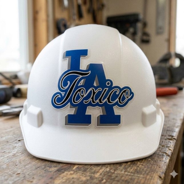 Autocollant pour casque Toxico Car (Los Angeles Toxico sticker)
