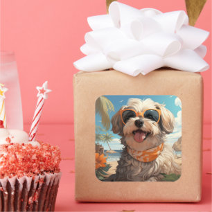 Autocollant pour chien mignon