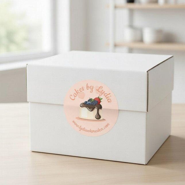 Autocollant pour entreprise de boulangerie personn (Créateur téléchargé)