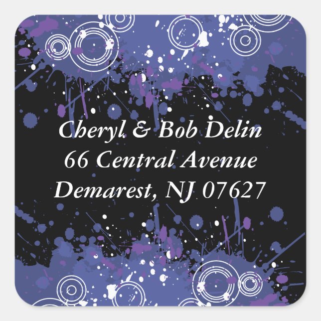 autocollant pour enveloppe RSVP (Devant)