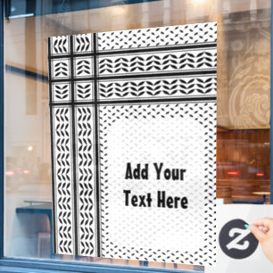 AUTOCOLLANT POUR FENÊTRE 