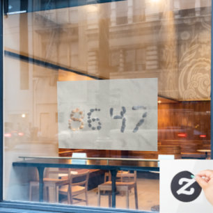 AUTOCOLLANT POUR FENÊTRE 