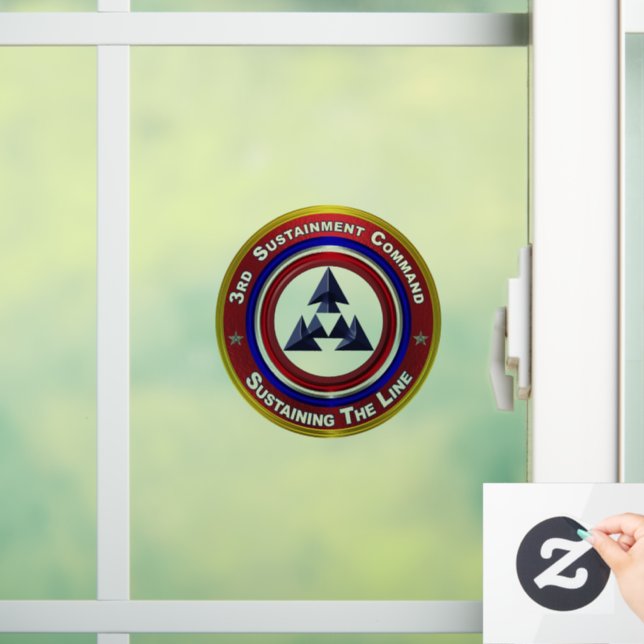 Autocollant Pour Fenêtre 3e Commandement du développement durable (Maison)