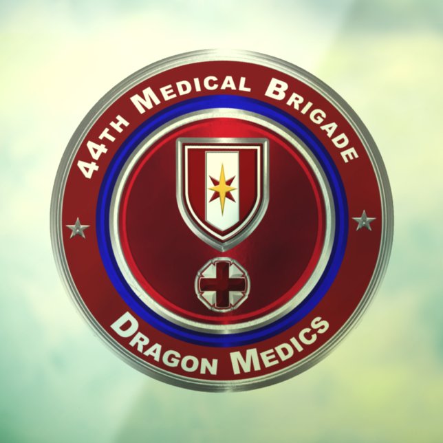 Autocollant Pour Fenêtre 44e brigade Médicale (Feuille 3)