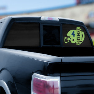 Autocollant Pour Fenêtre A Gauche Face Au Jeu De Football Jour Précédent Fe