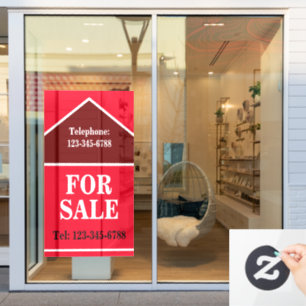 Autocollant Pour Fenêtre À VENDRE ENSEIGNES GRANDES ET HARDIES Immobilier