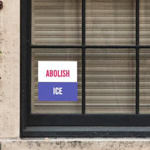 Autocollant Pour Fenêtre Abolir l'ICE