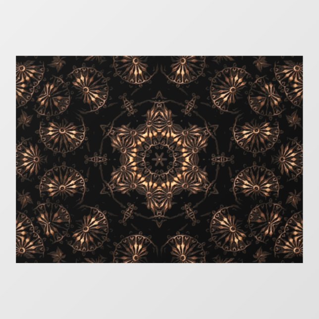 Autocollant Pour Fenêtre Âge de bronze Mandala (Feuille)