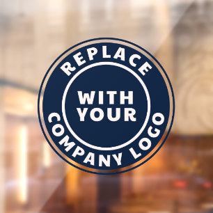 Autocollant Pour Fenêtre Ajouter Business and Brand Logo Entreprise Shoroom