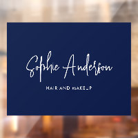 Ajouter un nom de marque Trendy Modern Script coul