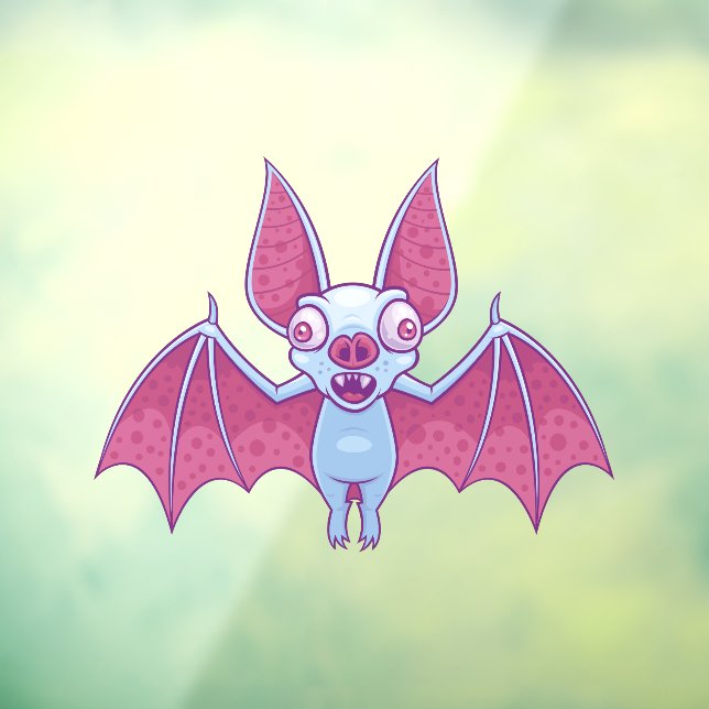 Autocollant Pour Fenêtre Albino Vampire Bat (Feuille 3)