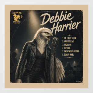 Autocollant Pour Fenêtre Album de Debbie Harrier : une parodie