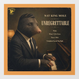 Autocollant Pour Fenêtre Album Nat King Mole : une parodie