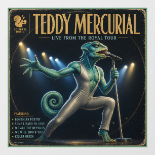 Autocollant Pour Fenêtre Album Teddy Mercurial : une parodie