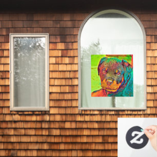 Autocollant Pour Fenêtre AnimalColor_Dog_003