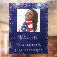 Anniversaire marine bleu argent parties scintillan