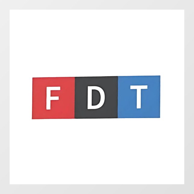 Autocollant Pour Fenêtre Anti-Trump et ses anti-Maga-démocrates subtils (Feuille)