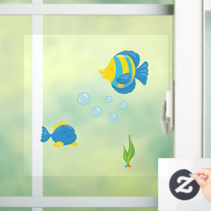 Autocollant Pour Fenêtre Aquarium Aquarium de l'aquarium de la poêle