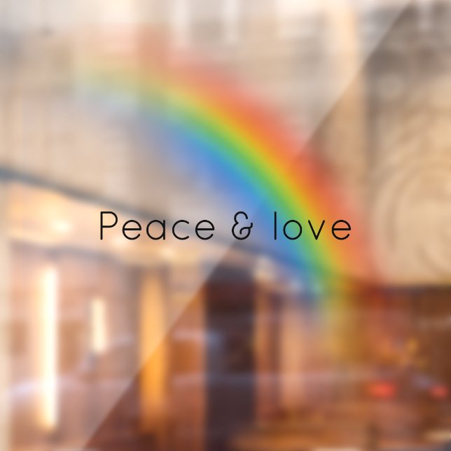 Autocollant Pour Fenêtre Arc-en-ciel (Feuille 2)