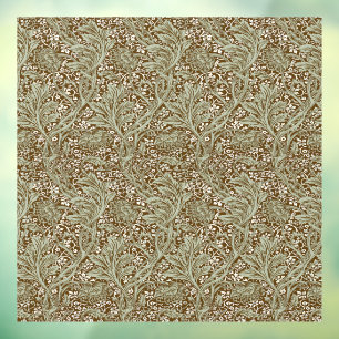Autocollant Pour Fenêtre Arcadia de William Morris vintage entièrement tran