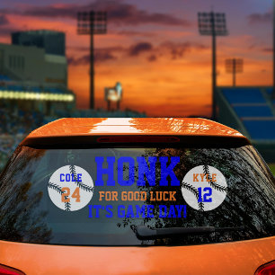 Autocollant pour fenêtre arrière de jeu de basebal