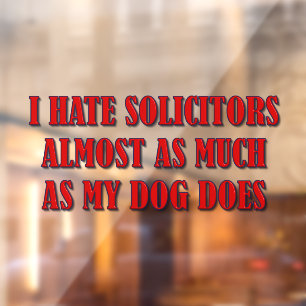 Autocollant Pour Fenêtre Aucun avocat