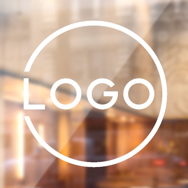 Autocollant Pour Fenêtre Autocollant de fenêtre avec logo d'entreprise pers (Feuille 2)