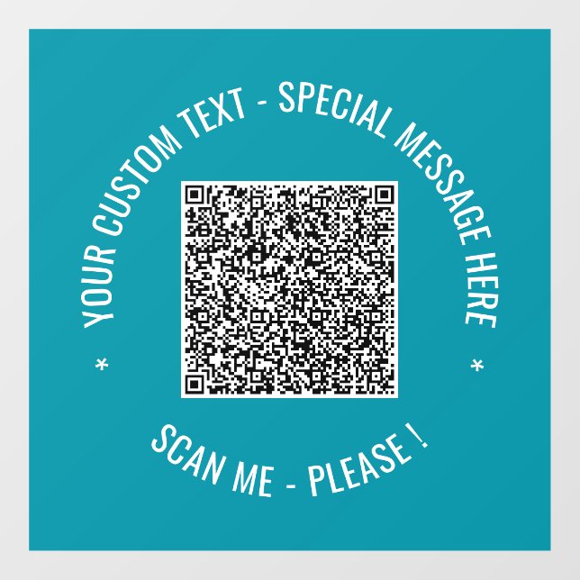 Autocollant Pour Fenêtre Autocollant de fenêtre avec texte personnalisé et  (Feuille)