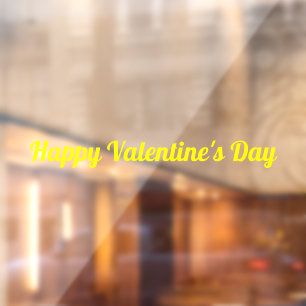 Autocollant Pour Fenêtre Autocollant de fenêtre Bonne Saint-Valentin