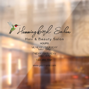 Autocollant Pour Fenêtre Autocollant de fenêtre colibri