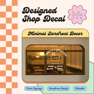 Autocollant Pour Fenêtre Autocollant de fenêtre de bienvenue tendance blanc