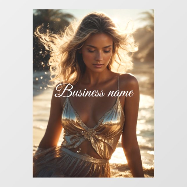 Autocollant Pour Fenêtre Autocollant de fenêtre de mode personnalisé (Feuille)