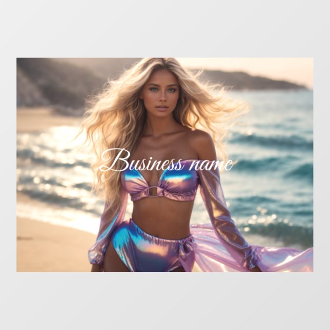 Autocollant Pour Fenêtre Autocollant de fenêtre de mode personnalisé (Feuille)