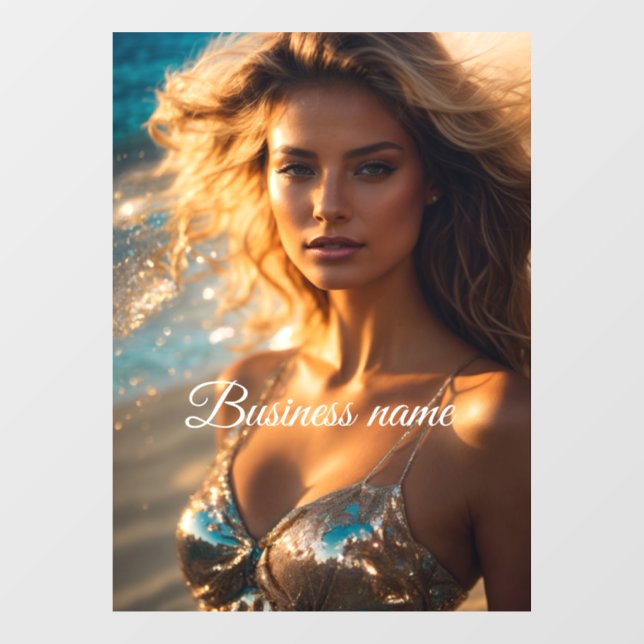 Autocollant Pour Fenêtre Autocollant de fenêtre de mode personnalisé (Feuille)