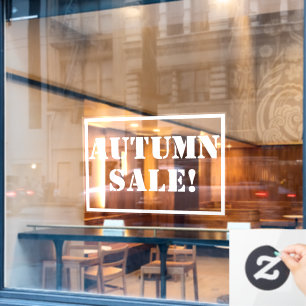 Autocollant Pour Fenêtre Autocollant de fenêtre de vente d'automne