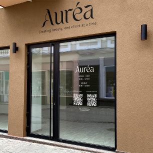 Autocollant Pour Fenêtre Autocollant de fenêtre d'heures d'ouverture de log