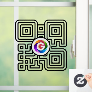 Autocollant Pour Fenêtre Autocollant de fenêtre Google Reviews Code QR Vi