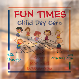 Autocollant Pour Fenêtre Autocollant de fenêtre personnalisé - Garde d'enfa