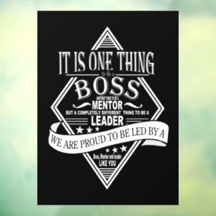 Autocollant Pour Fenêtre badge du bouton du meilleur boss