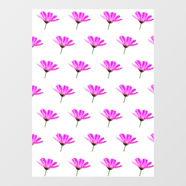 Autocollant Pour Fenêtre Baise rose (Feuille)