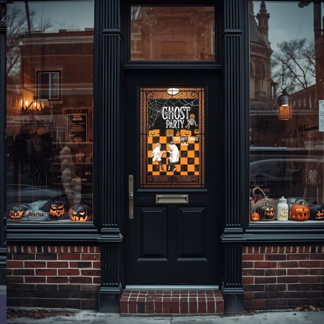AUTOCOLLANT POUR FENÊTRE BAL DE HALLOWEEN (Créateur téléchargé)