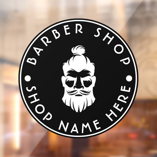 Autocollant Pour Fenêtre Barber Shop (Feuille 2)