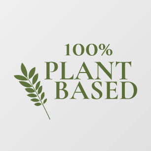 Autocollant Pour Fenêtre Basé Sur 100 % De Plantes