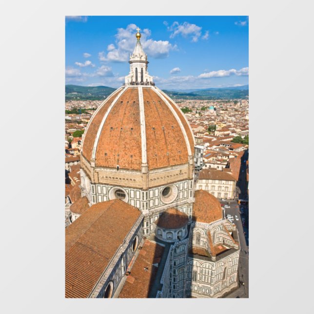 Autocollant Pour Fenêtre Basilique du Duomo de Père Noël Maria del Fiore -  (Feuille)