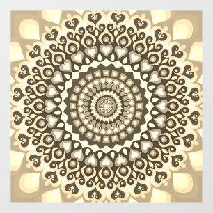 Autocollant Pour Fenêtre Beau art mandala